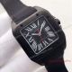 2017 Swiss Copy Cartier Santos 100 Black PVD Mens Watch 42mm (2)_th.jpg